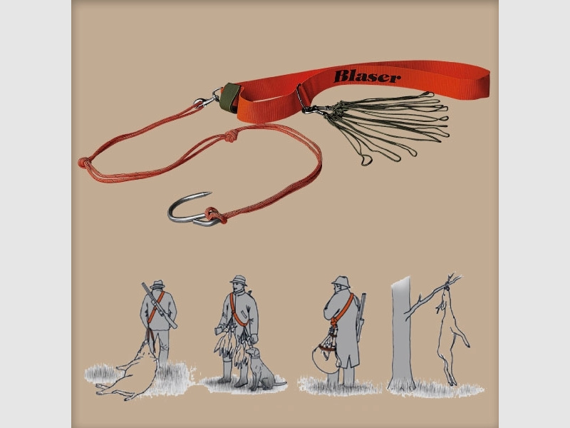 Wildbergegurt Blaser m.Metalldrehwirbel orange