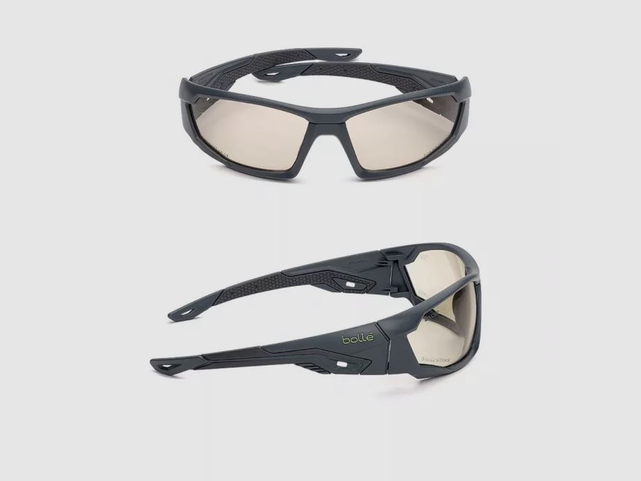 Tactical Brille Bollé® "Mercuro CSP" (bei Wechsellicht) Grau / Schwarz