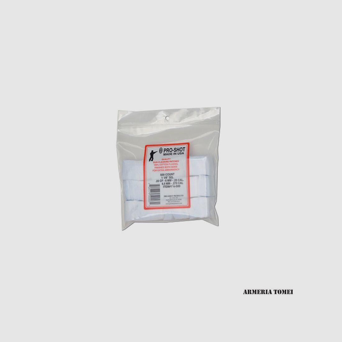 PRO-SHOT – 1 1/8″ SQUARE .22CF – 6mm – .25 CAL – 6.5MM – 270 CAL (500 PCS)