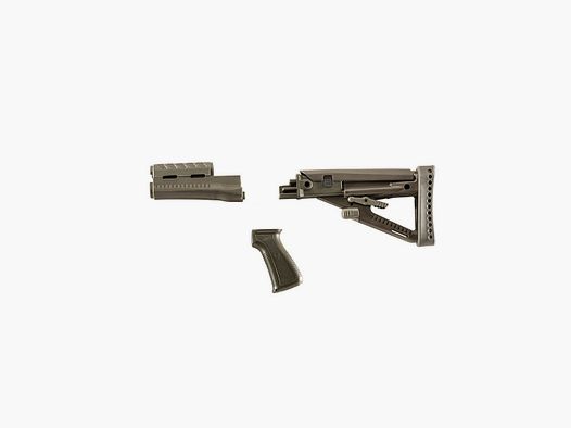 Archangel OPFOR Series Buttstock/Forend/Pistol Grip Comp Set for AK-47/AKM - OD Polymer