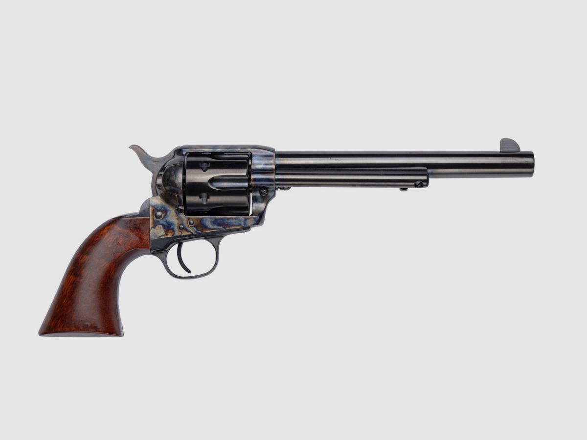 REV UBER 1873 CATTLEMAN .QD .45COLT 5.1/2" NEUES MODELL LAITON NICKELE, Bild 18 von 18