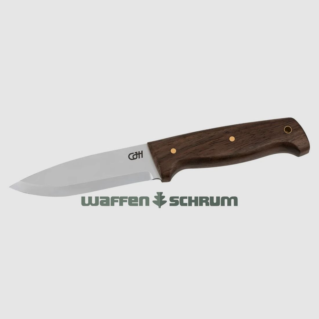 Cuchillo de outdoor Herbertz CJH de madera de nogal