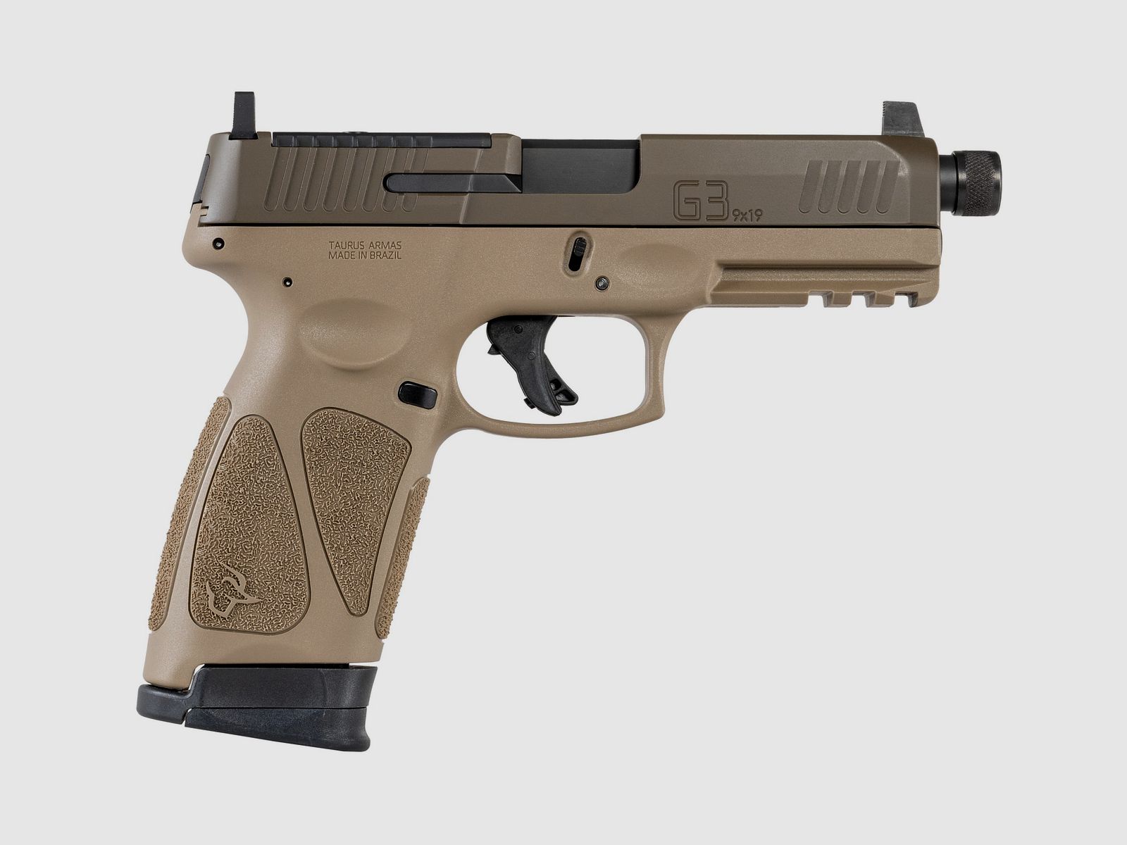 PISTOLET TAURUS G3 TACTICAL FDE 9X19, image 1 sur 8