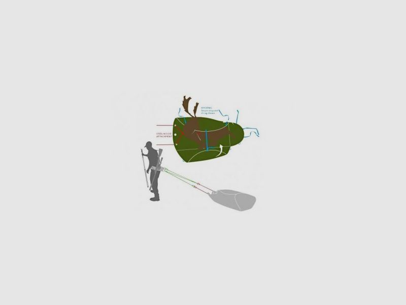 Napier Apex Ready Sled - Schlittentuch zur Wildbergung