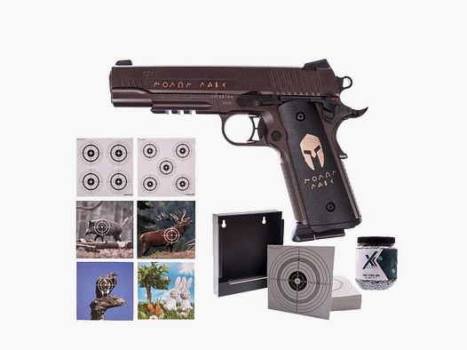 Sig Sauer	 Sig Sauer CO2 Pistole 1911 Spartan 4,5mm BB ZS-Set