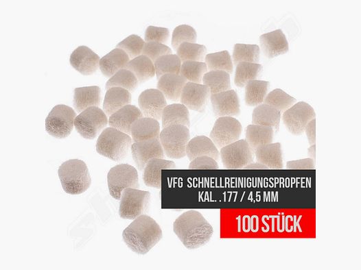 VFG Tappo di Pulizia Veloce Cal. .177/ 4,5mm, 100 pz