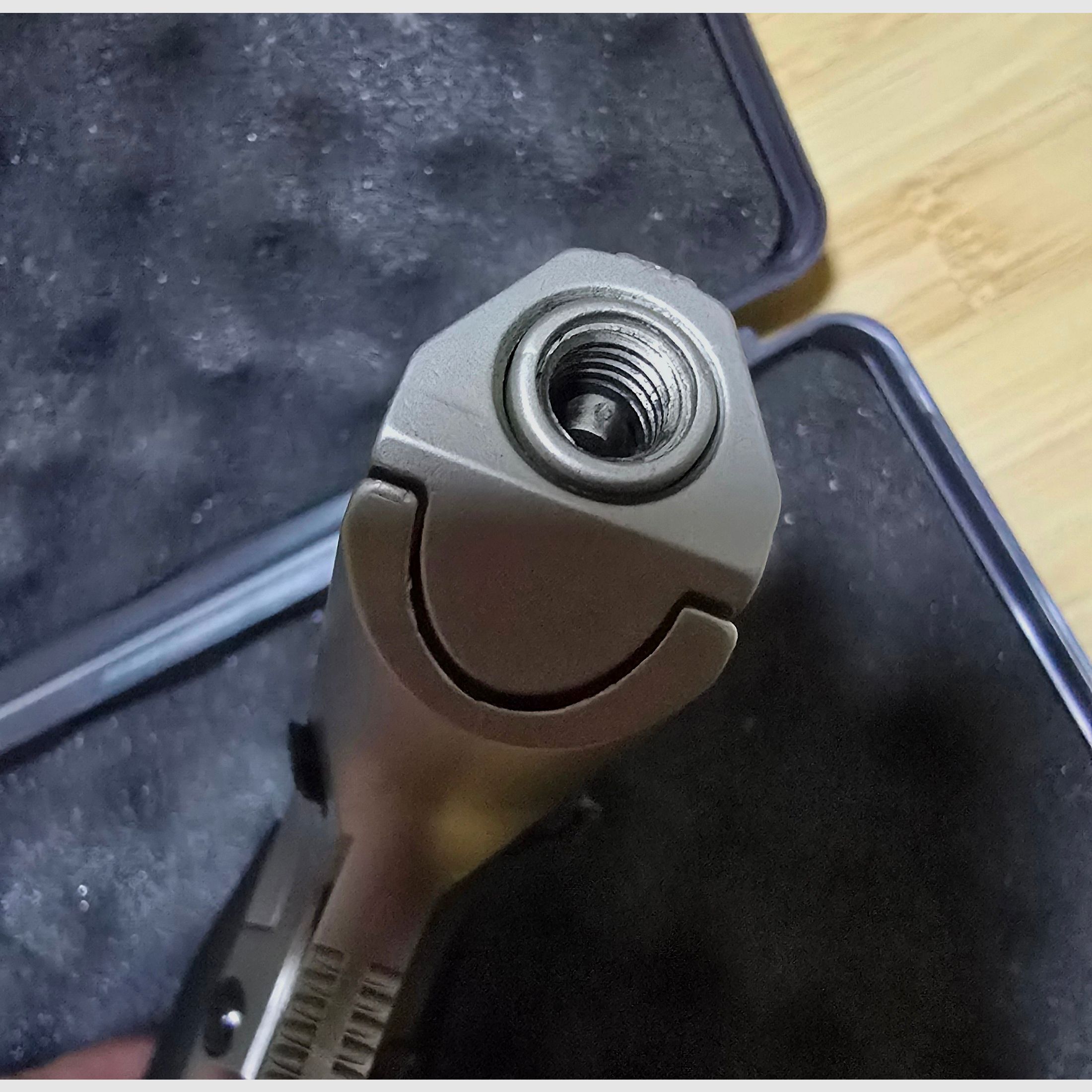 Record COP Nickel und Schwarz Schreckschuss 9mm PAK