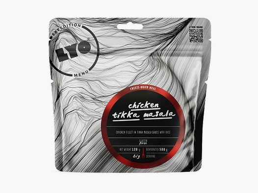Gefriergetrocknete Mahlzeit – Lyofood Hähnchen Tikka Masala 500 g