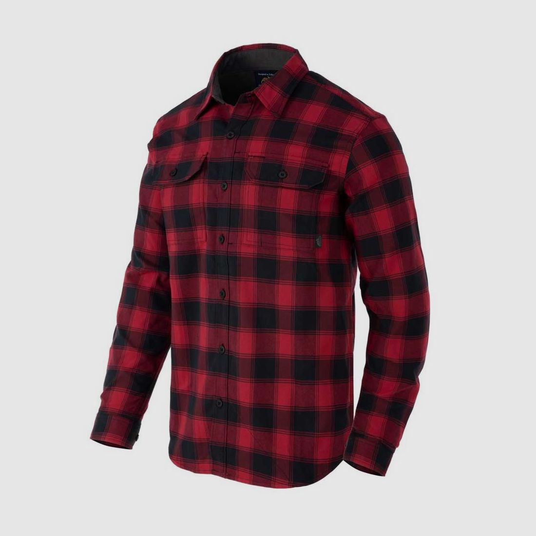 HELIKON-TEX GREYMAN SHIRT CORAL CRIMSON CHECKERED