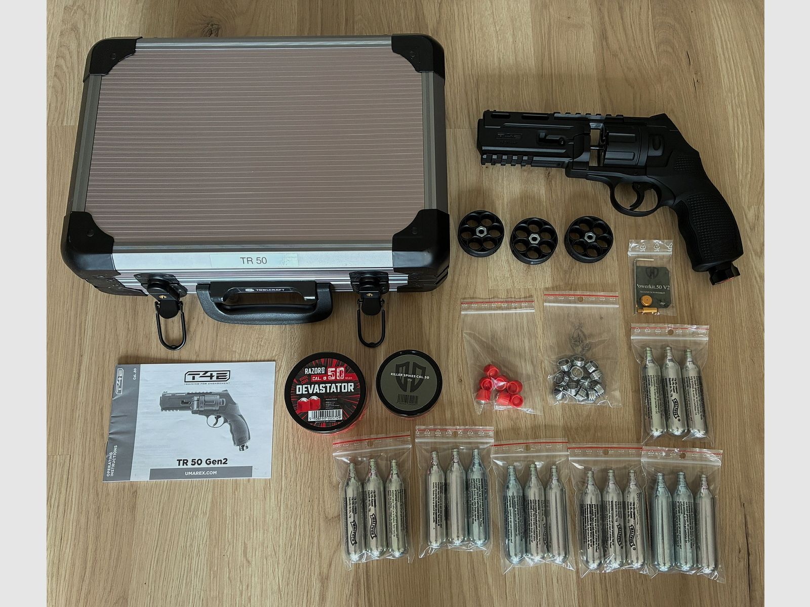 Umarex T4E TR 50 Gen 2 met uitgebreide accessoires