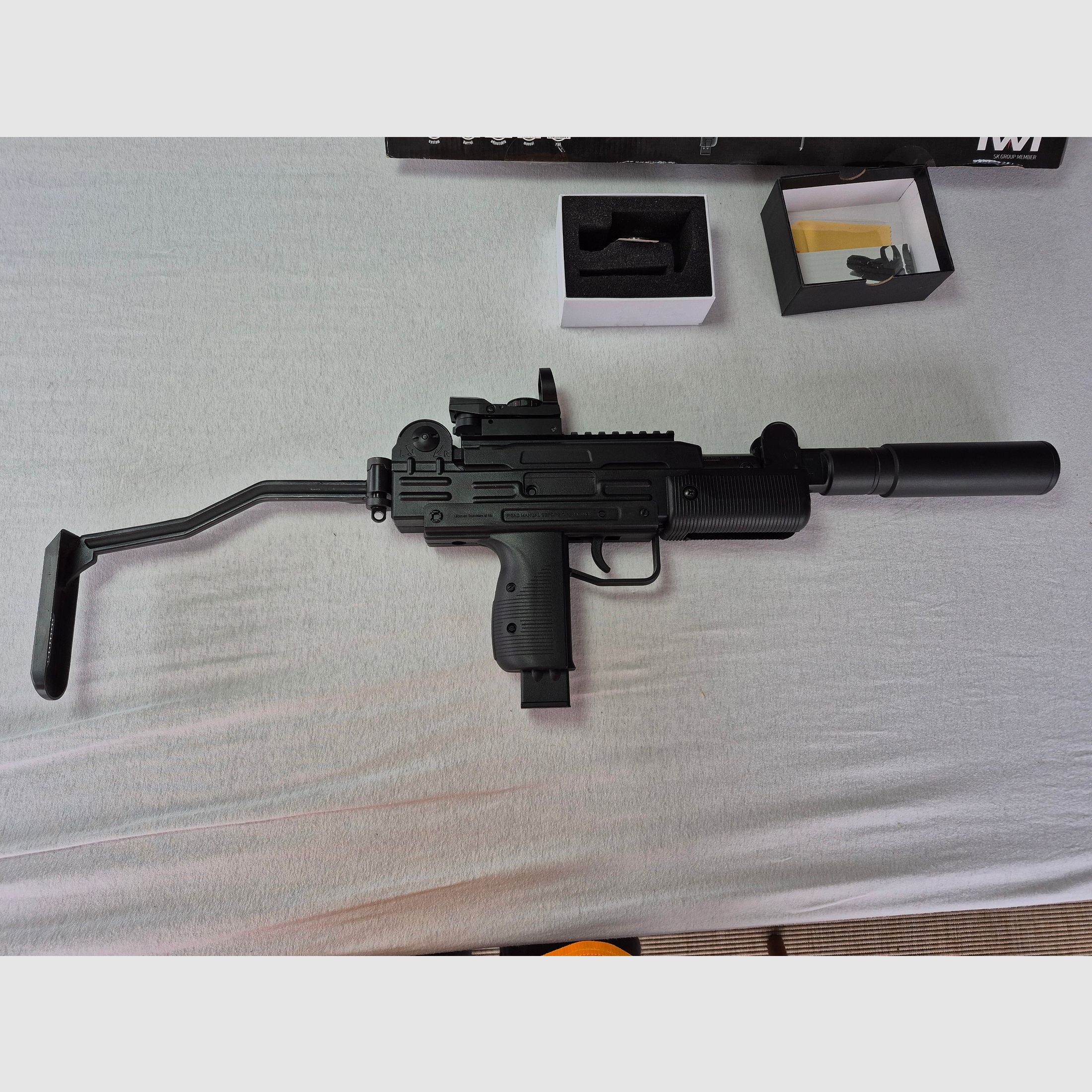 IWI Mini UZI 4,5mm come nuovo + RedDot + Garanzia canna piegata