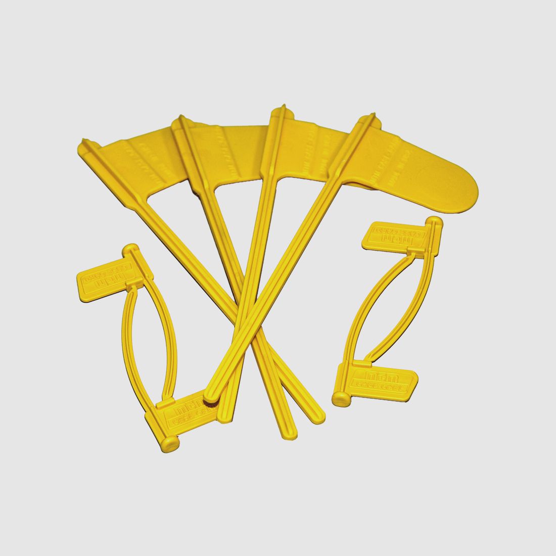 MTM Indicateur de charge Drapeaux CFP jaunes 8 pièces (4 pistolet/4 fusil)