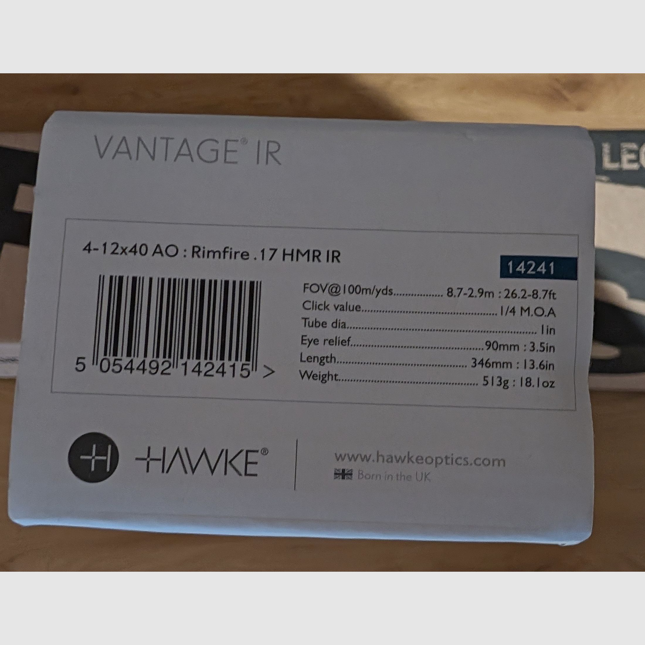 Rossi 8117 cal. .17 HMR inkl. Hawke Vantage IR 4-12x40, billede 3 af 4