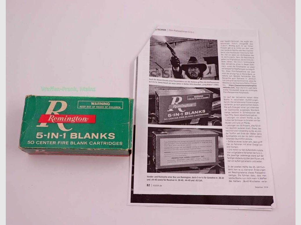 Remington - USA Revolverpatronen