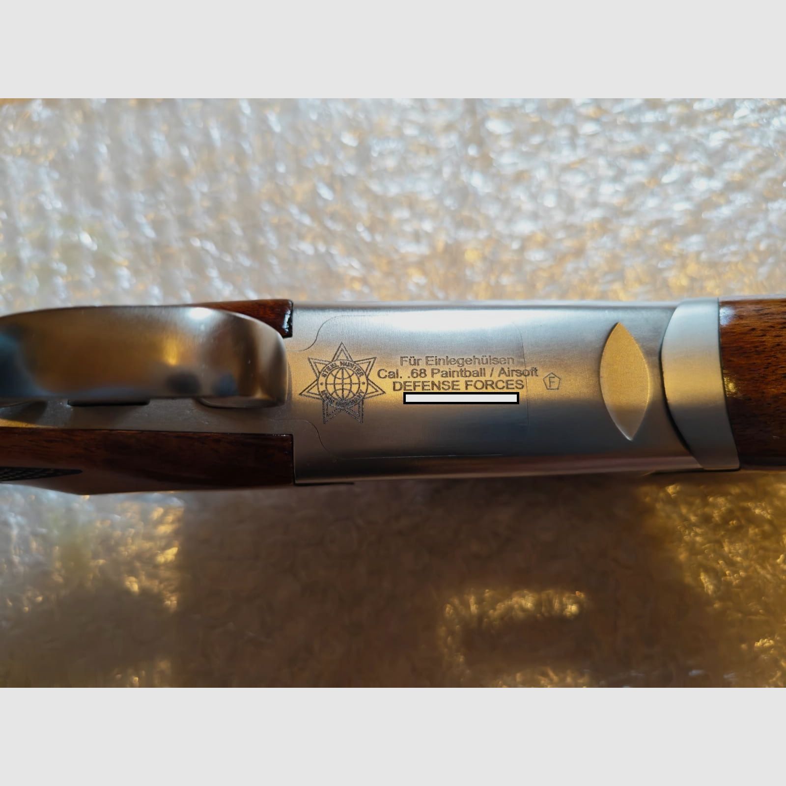 MWM STEEL HUNTER .68 home defense Pepperball / Paintball double-barrel shotgun / double-barrel shotgun "Sawed off" SPECIAL EDITION / UNIQUE with stainless steel receiver | NEW