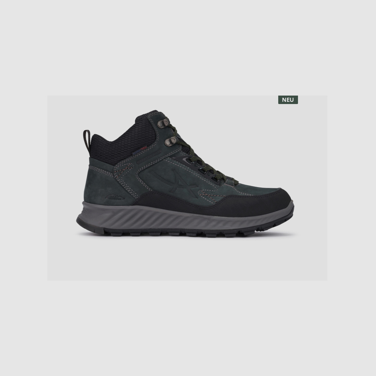 ALLROUNDER door MEPHISTO Unlimited Tex Zwart Donkergroen