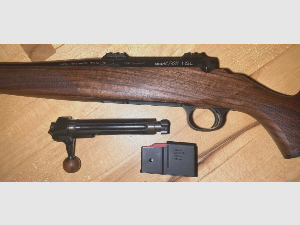 Stalowa Akcja HSL Drewniana Kolba HK 3