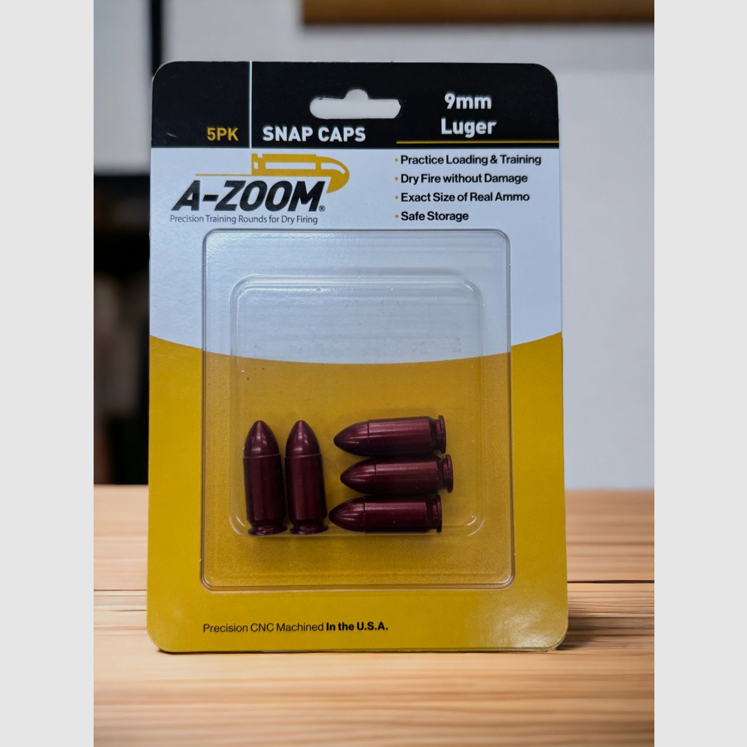 A-Zoom Pufferpatroner 9mm Luger 5 Stück