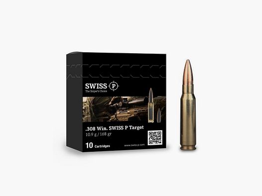 SWISS P .308 WIN SWISS P TARGET 10.9g/168gr