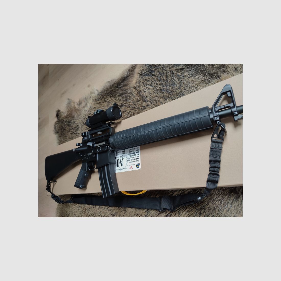 Double Bell M16A3 Rifle Professional Line Vollmetall S-AEG 6mm BB schwarz