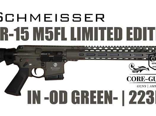 Schmeisser M5FL AR15 16,75" in OD GREEN AR15 Made in Germany