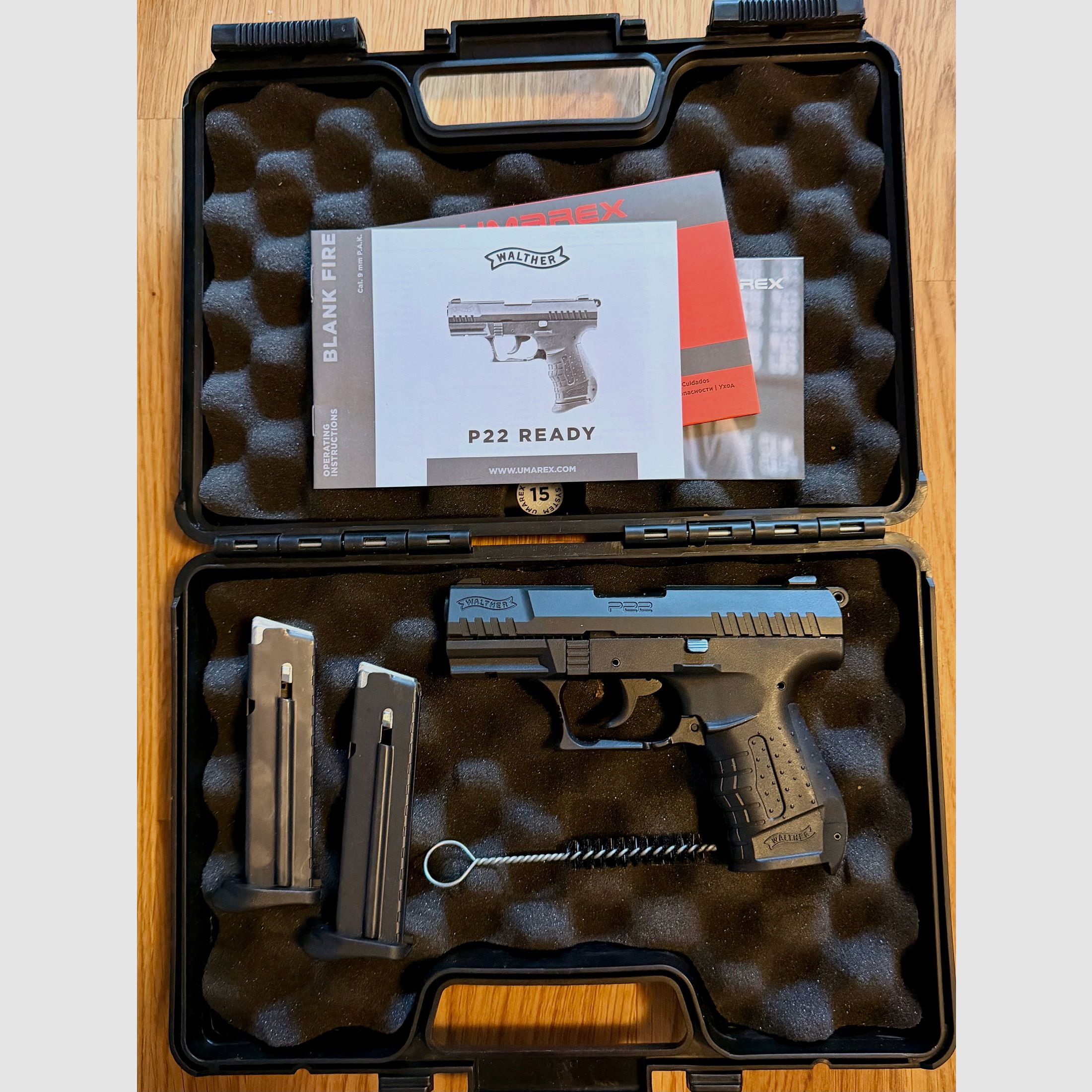 Umarex Walther P22 Ready blank firing pistol – unused – PTB