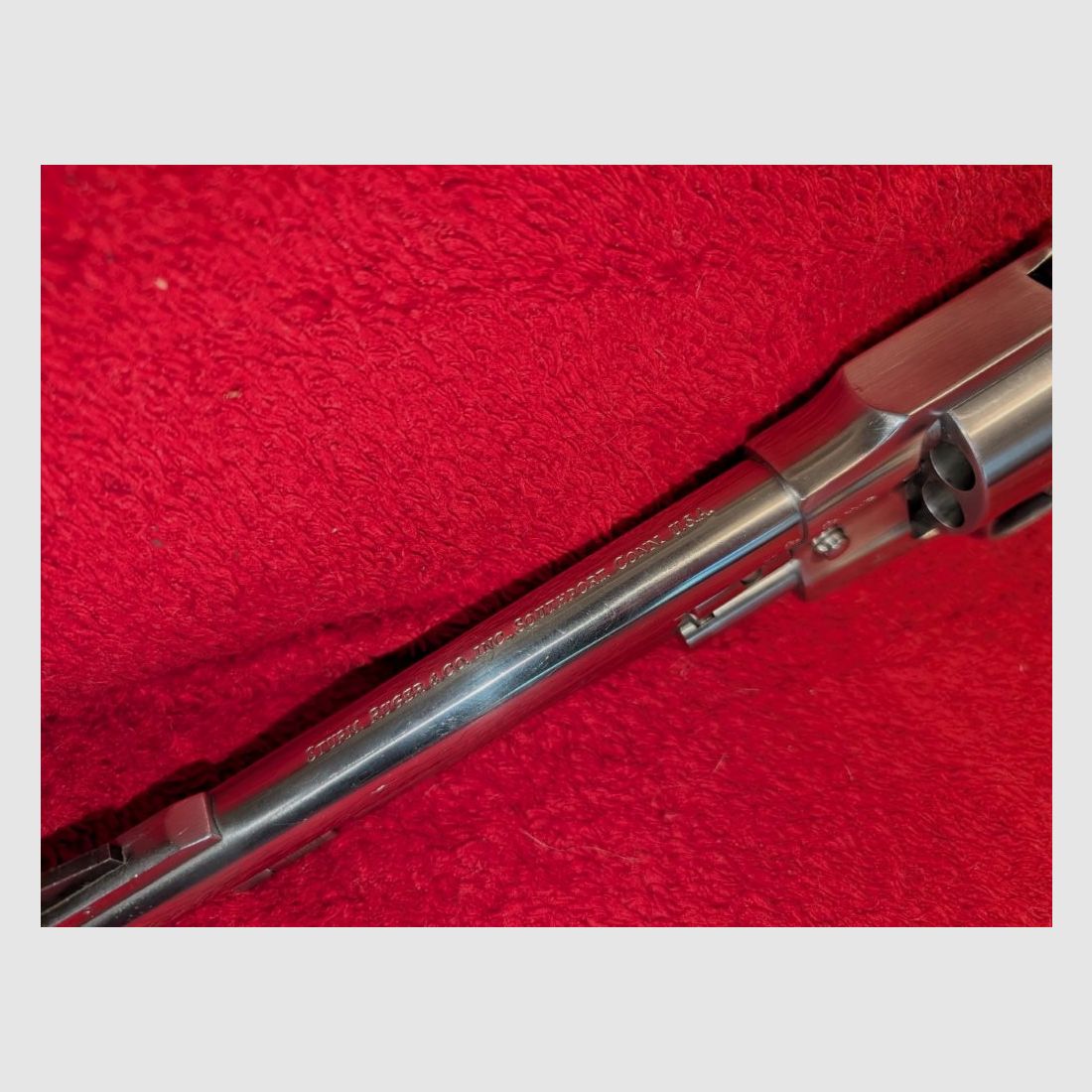 Sturm Ruger Schwarzpulverrevolver Modell Old Army Edelstahl, Kal. .44 BP