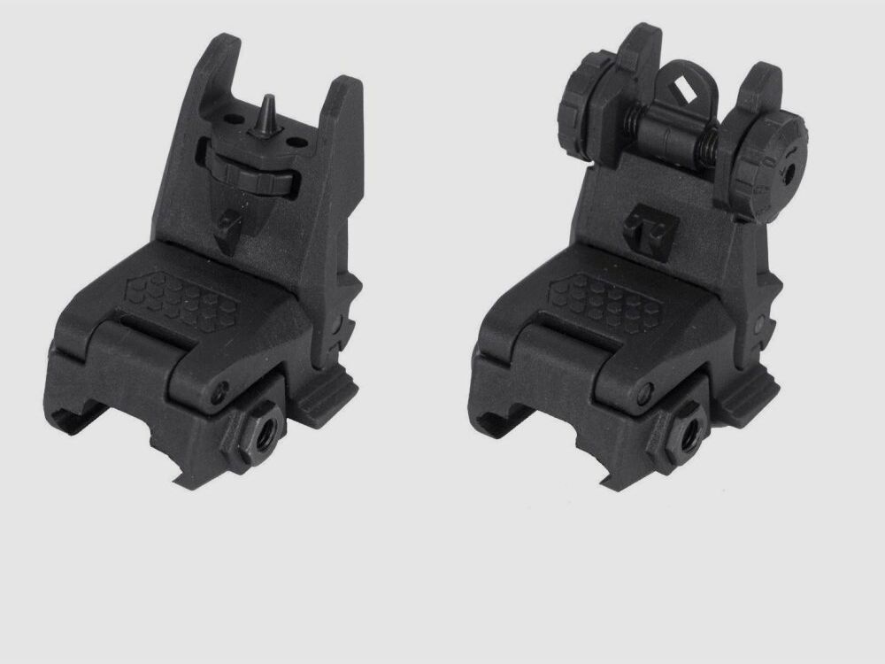 GWMH SPC - Klappvisierung / SPC - FLIP UP SIGHT Visierung für Picatinny Schiene FRONT & REAR SIGHT