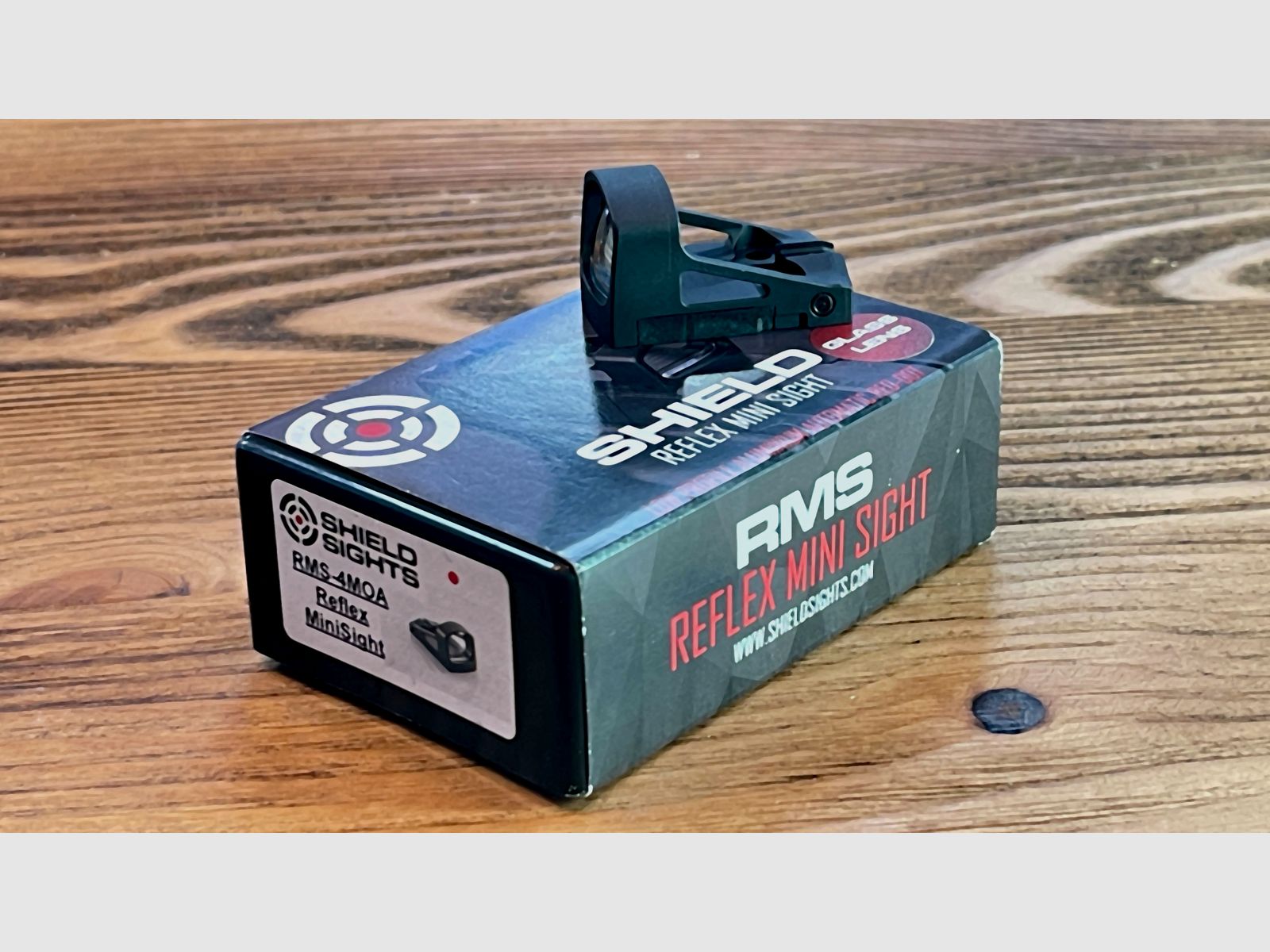 Shield Sights RMS Reflex Mini Sight 4MOA Czerwony Punkt "Cena Specjalna", zdjęcie 1 z 3