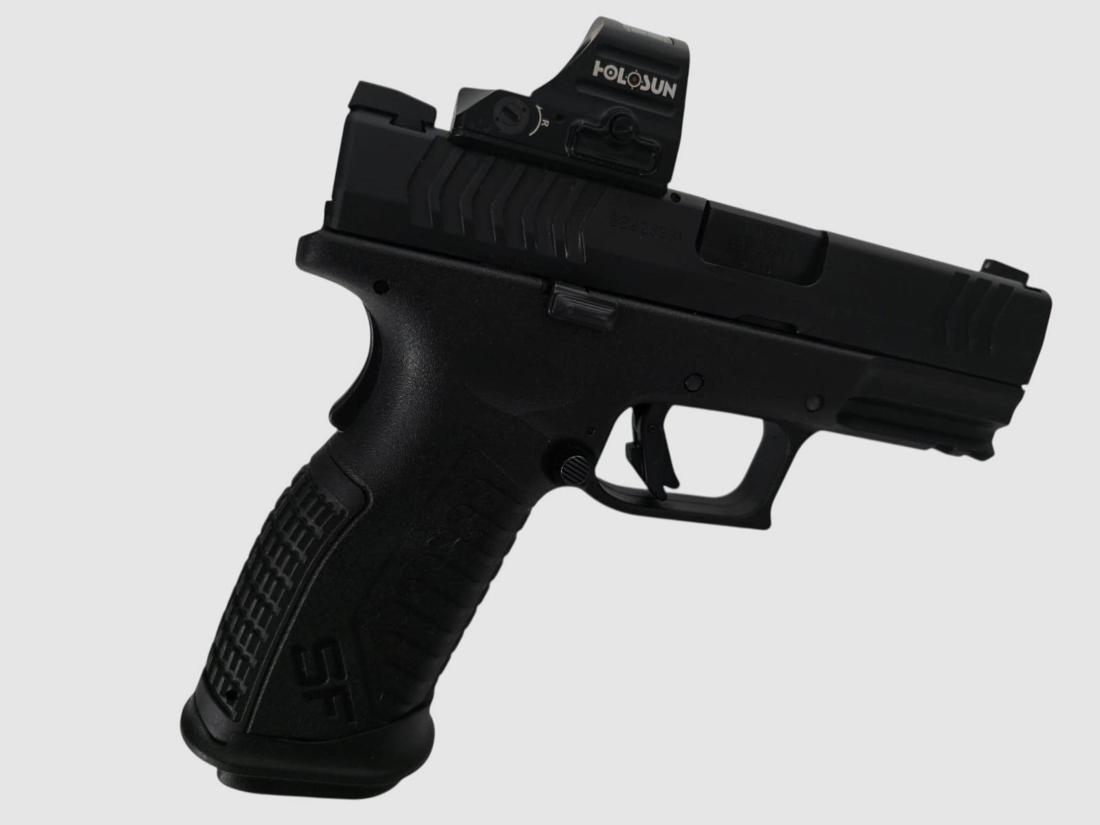 Pistola compacta HS SF19 3.8” con visor de punto rojo Holosun, imagen 7 de 8