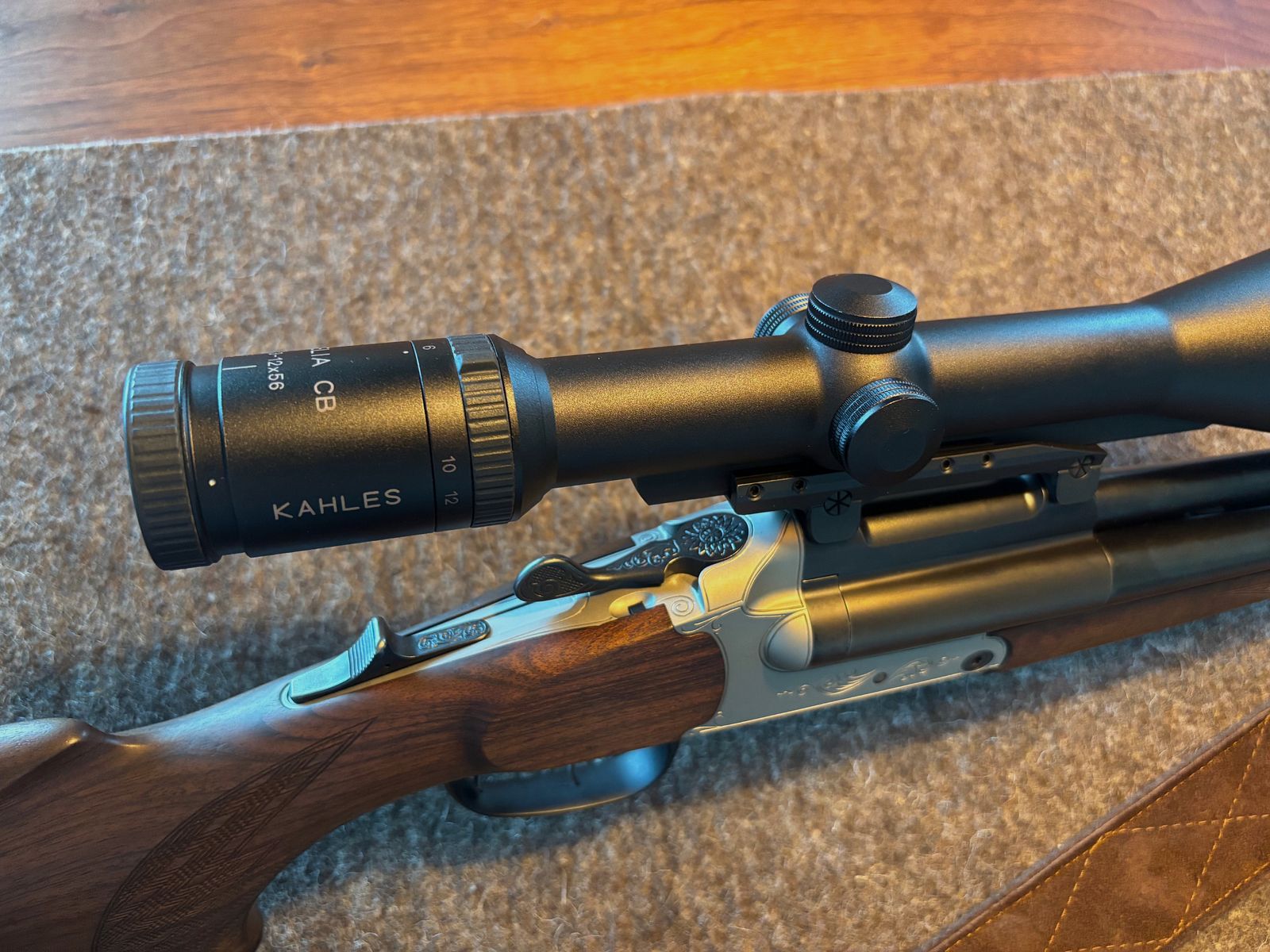 Blaser D99 Drilling Kal. .30R; 20/76; EL 5,6x52R in 1a Zustand 