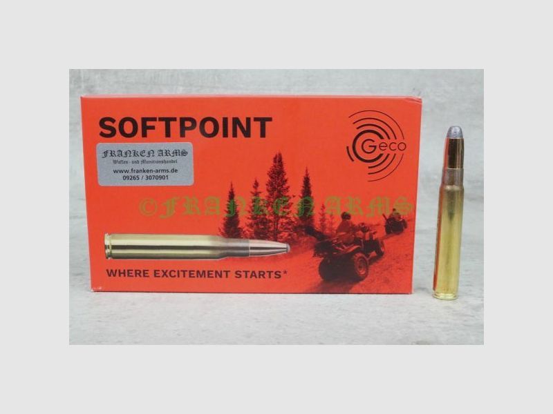 Geco Softpoint 9.3x62 255gr. 16.5g 20 stuks