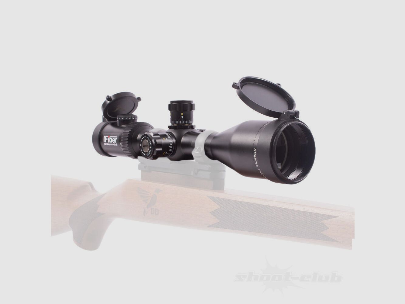 DDoptics Nighteagle 5-30x50 NFX MILDOT / MRAD inkl. iFiber
