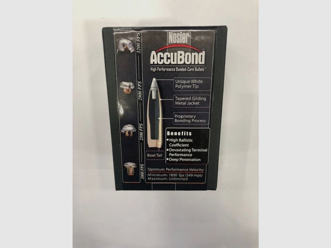 NOSLER ACCUBOND Geschosse Kal.30 gr 150, Bild 2 von 2