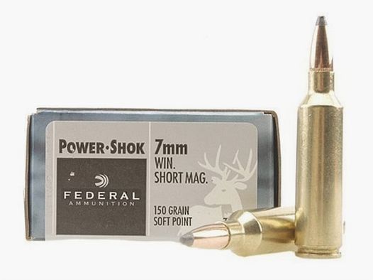 Federal Power-Shok 7mm WSM 150GR JSP 20 cartridges
