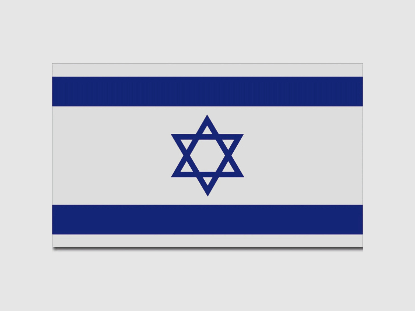 Diverse Flagge Israel