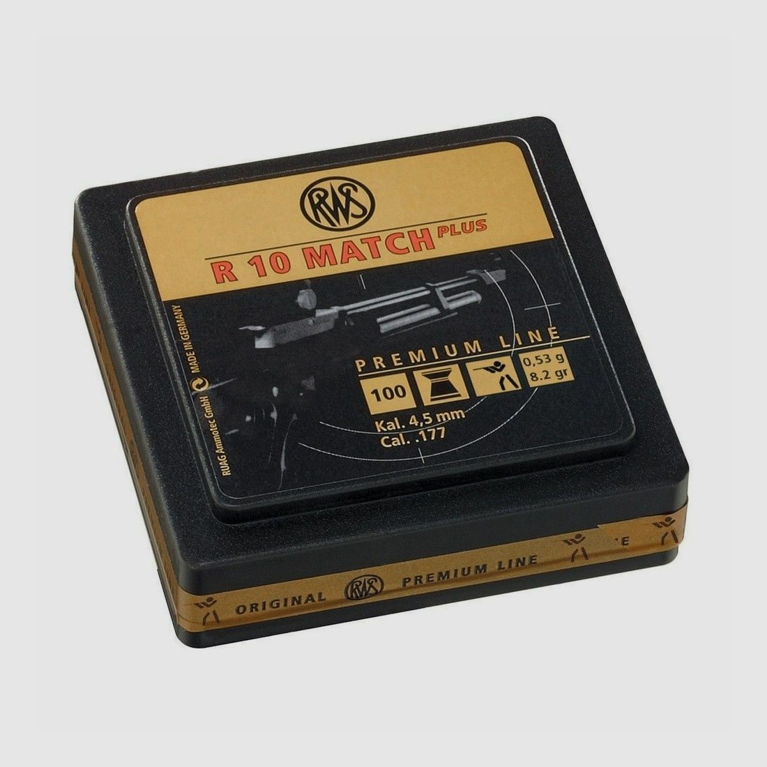 RWS R10 Match 0,53g 100pcs 4,5mm Diabolo
