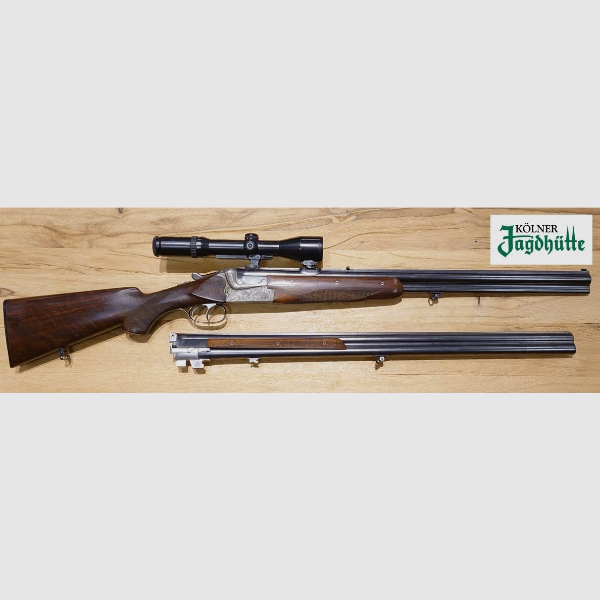 Bockbüchsflinte Merkel Mod. 211/251 Cal. 7x65R 12/70 WL12/70 Schmidt und Bender