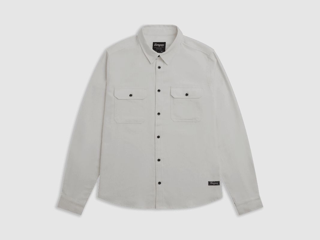 Bergans Nordmarka Flannel Shirt Men Arctic White XXL
