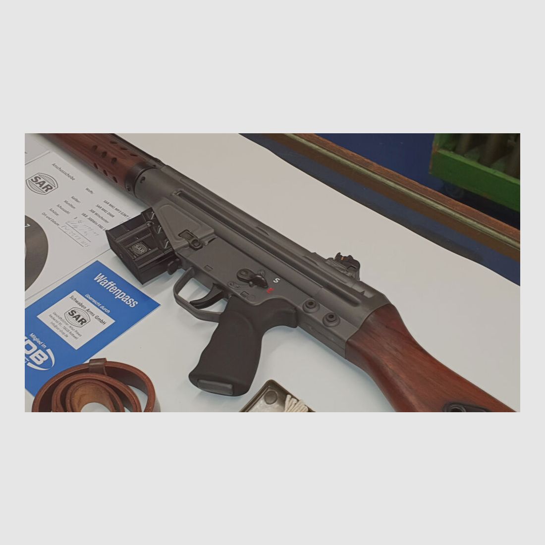 Swabian Arms GmbH semi-automatic rifle SAR M41 SPORTMATCH MF3 G3KT caliber 308win. - MADE IN GERMANY - similar to HK41/G3