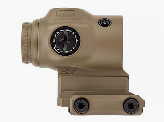 Primary Arms Microprism SLx 1x FDE inclusief accessoires, exclusief vergrootglas