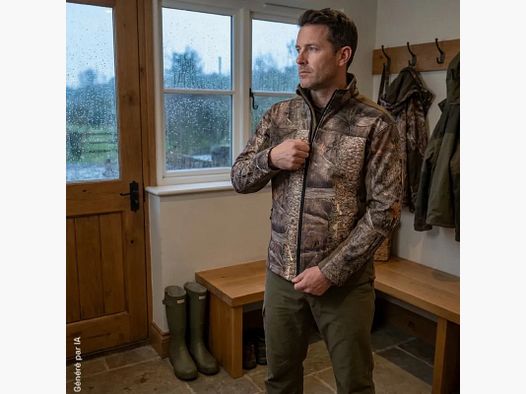 Softshell Jacket Camo Forest - Comfort and Discretion