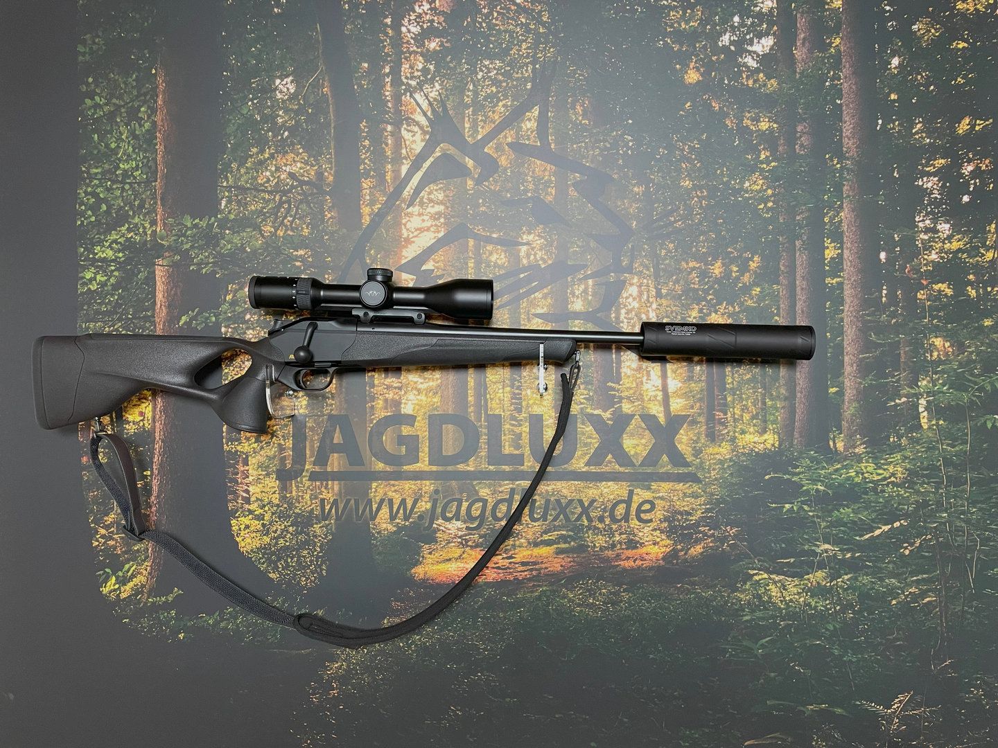 Blaser R8 Ultimate im Komplettset mit Blaser B2 2-12x50, Schalldmpfer und Gewehrriemen