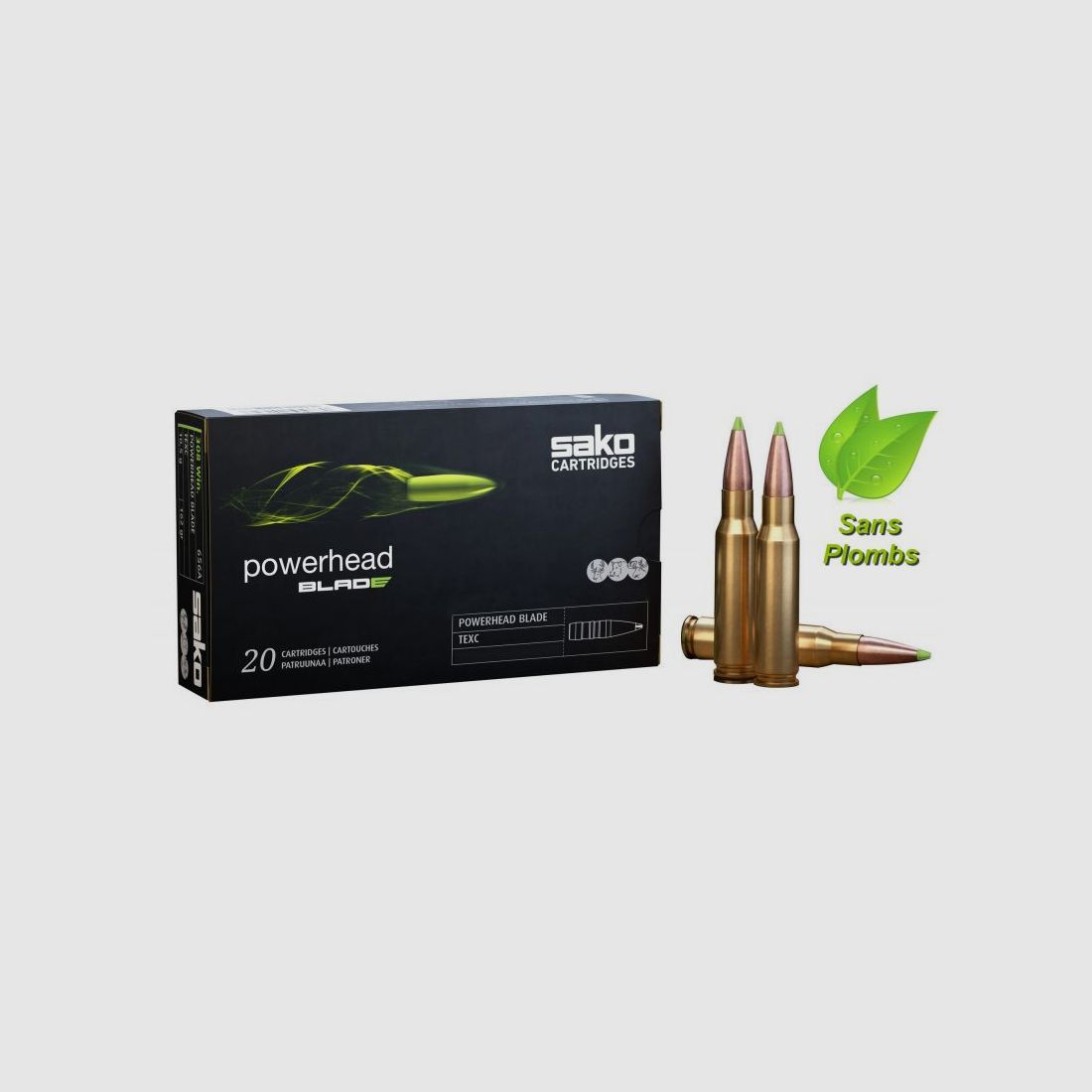 9,3×62 Powerhead Blade 14,9 g / 230 grs