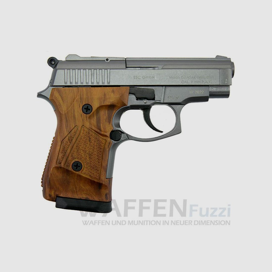 Zoraki 914 arme à blanc 9mm titan/poignées en bois, image 2 sur 6