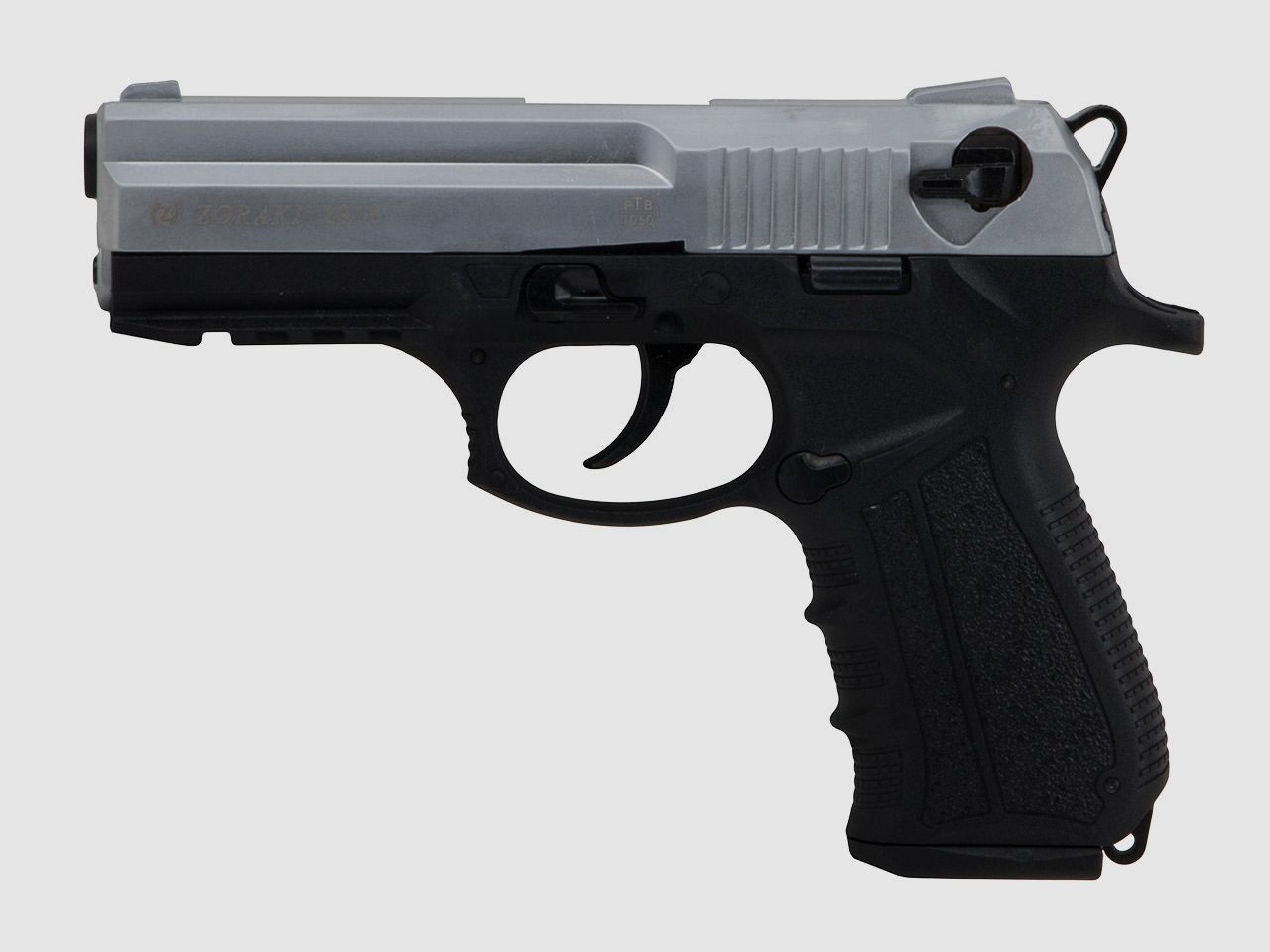 Schreckschuss Pistole Zoraki 2918 matt chrom PTB 1050 Kaliber 9 mm P.A.K. (P18)
