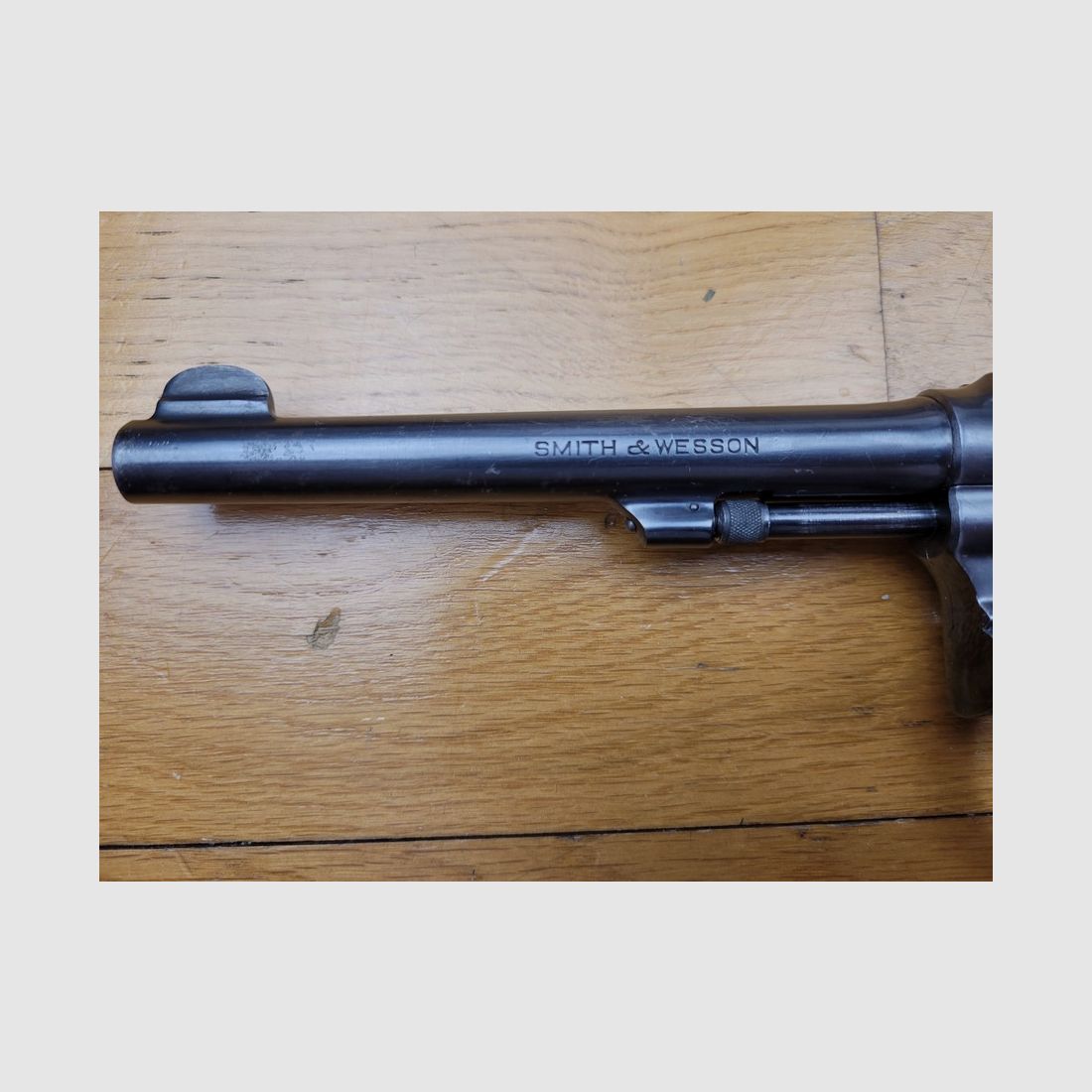 Schöner Smith & Wesson britischer Dienstrevolver – Kal. 38-200 – 6 Zoll – WWII – TBE, Bild 9 von 17