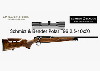 J.P. Sauer & Sohn Sauer 505 Ergo Lux Repetierbüchse HQ3 Ausstattungspaket Elegance + VSR | 8.5x55 Blaser | Schmidt & Bender Polar T96 2.5-10x50