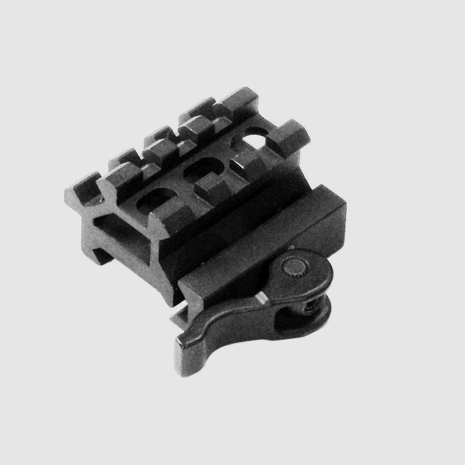 UTG Double-Rail 3-Slot Winkelmontage mit QD-Hebel