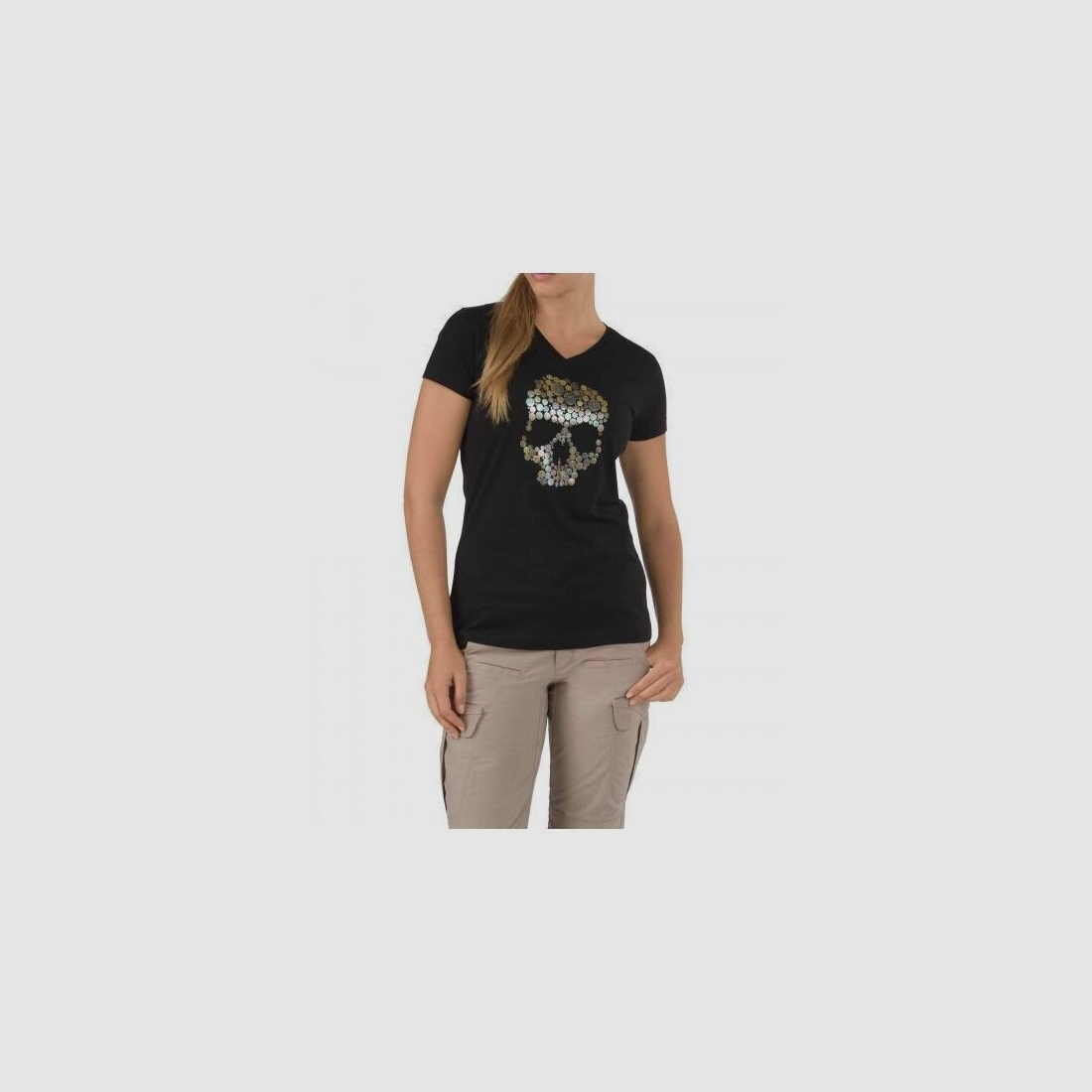 5.11 Womens Skull Kaliber T-Shirt Freizeit Damen